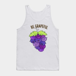 Be Grapeful Cute Grape Pun. Tank Top